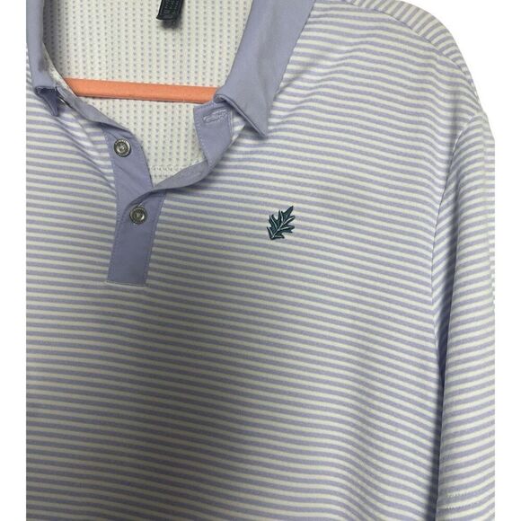 Men’s Peter Millar Silk Feel Golf Sports Polo Shirt Size Large - Picture 4 of 6